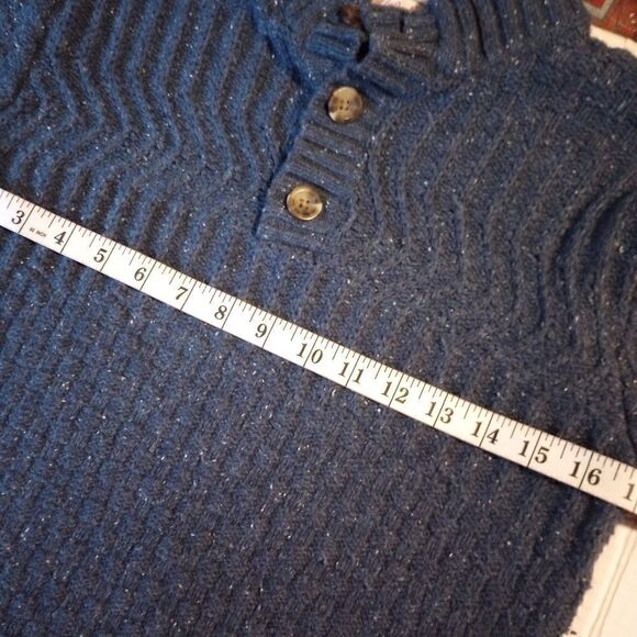 Cat &Jack boys sweater with button neckline and lined collar - Picture 8 of 9